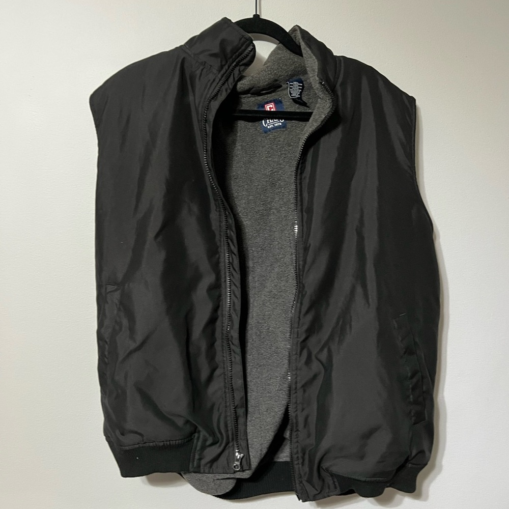 Black cozy vest